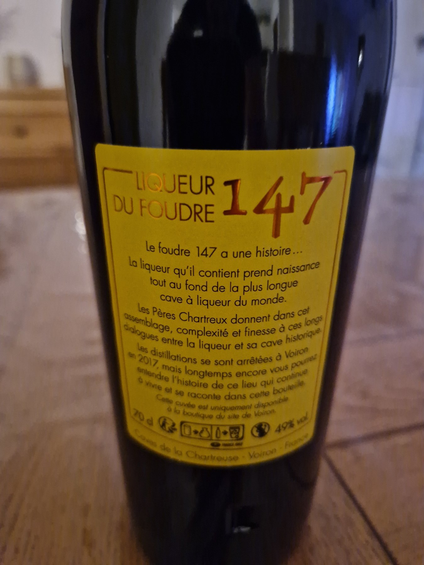 Chartreuse liqueur du foudre 147 b 2022 70cl catawiki