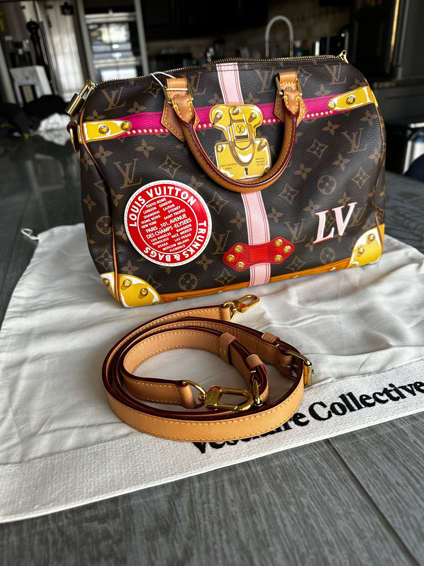 Louis vuitton band voor tas best sale