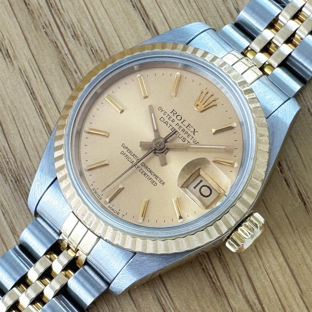 Rolex goud store zilver dames