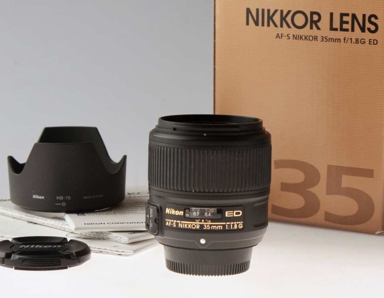 NIKON AF-S Nikkor 35mm 1:1,8G ED Objectif grand-angle - Catawiki