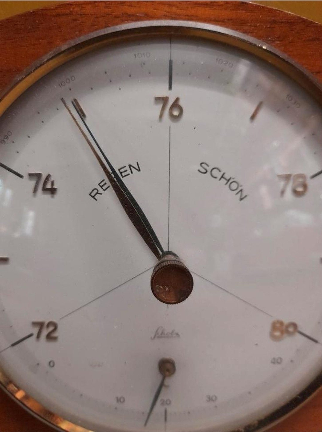 Barometer (1) - Wood - Catawiki