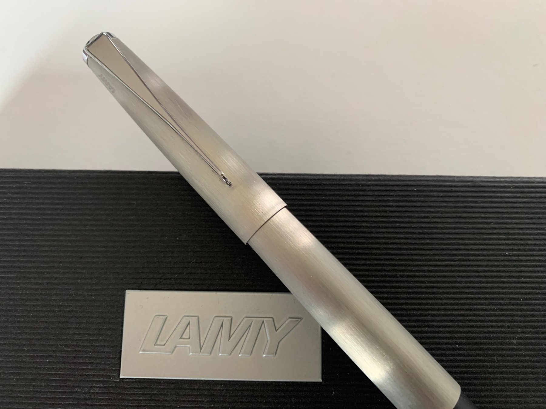 Lamy studio brushed steel clearance
