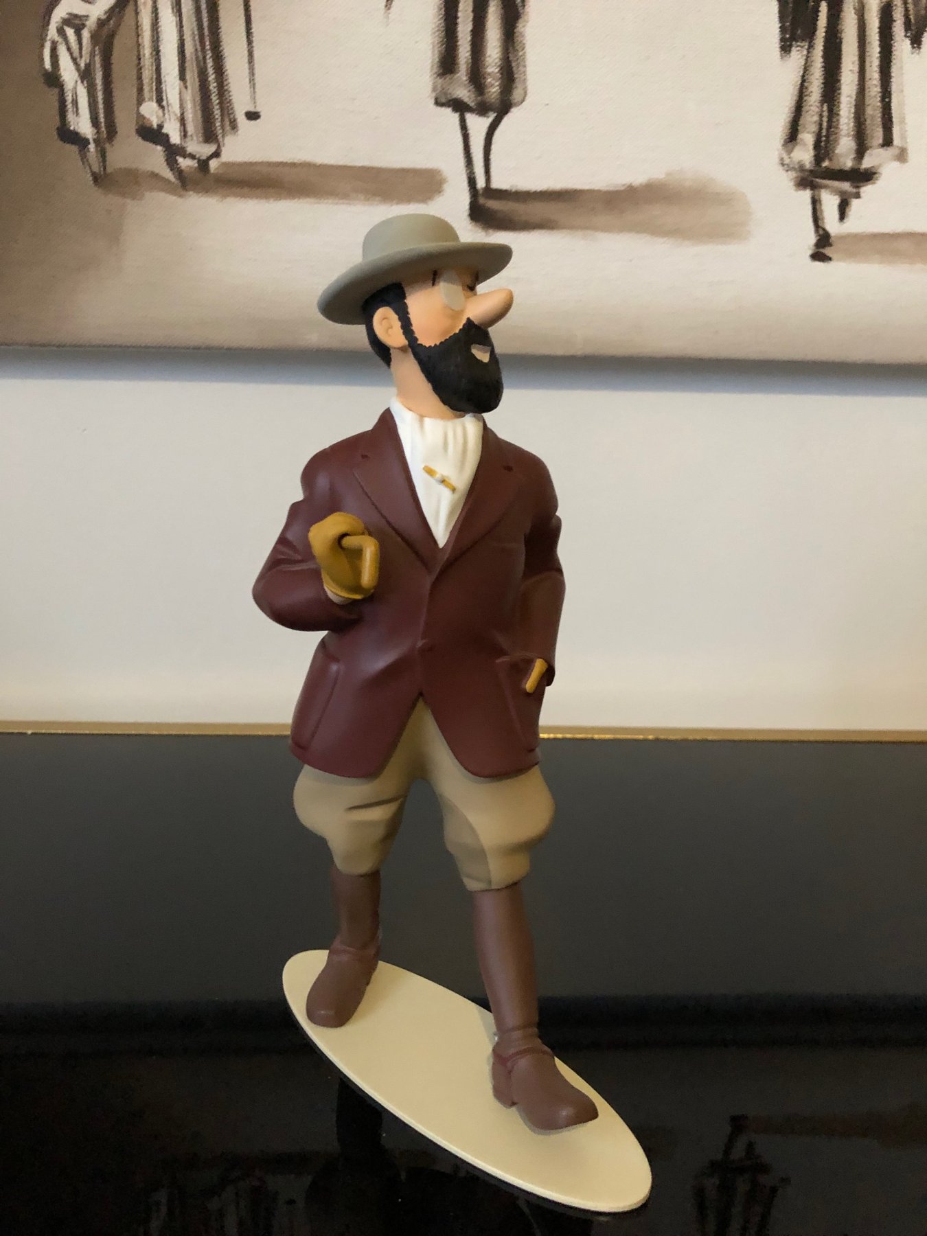 Tintin Statuette Moulinsart 706 Haddock en cavalier Catawiki