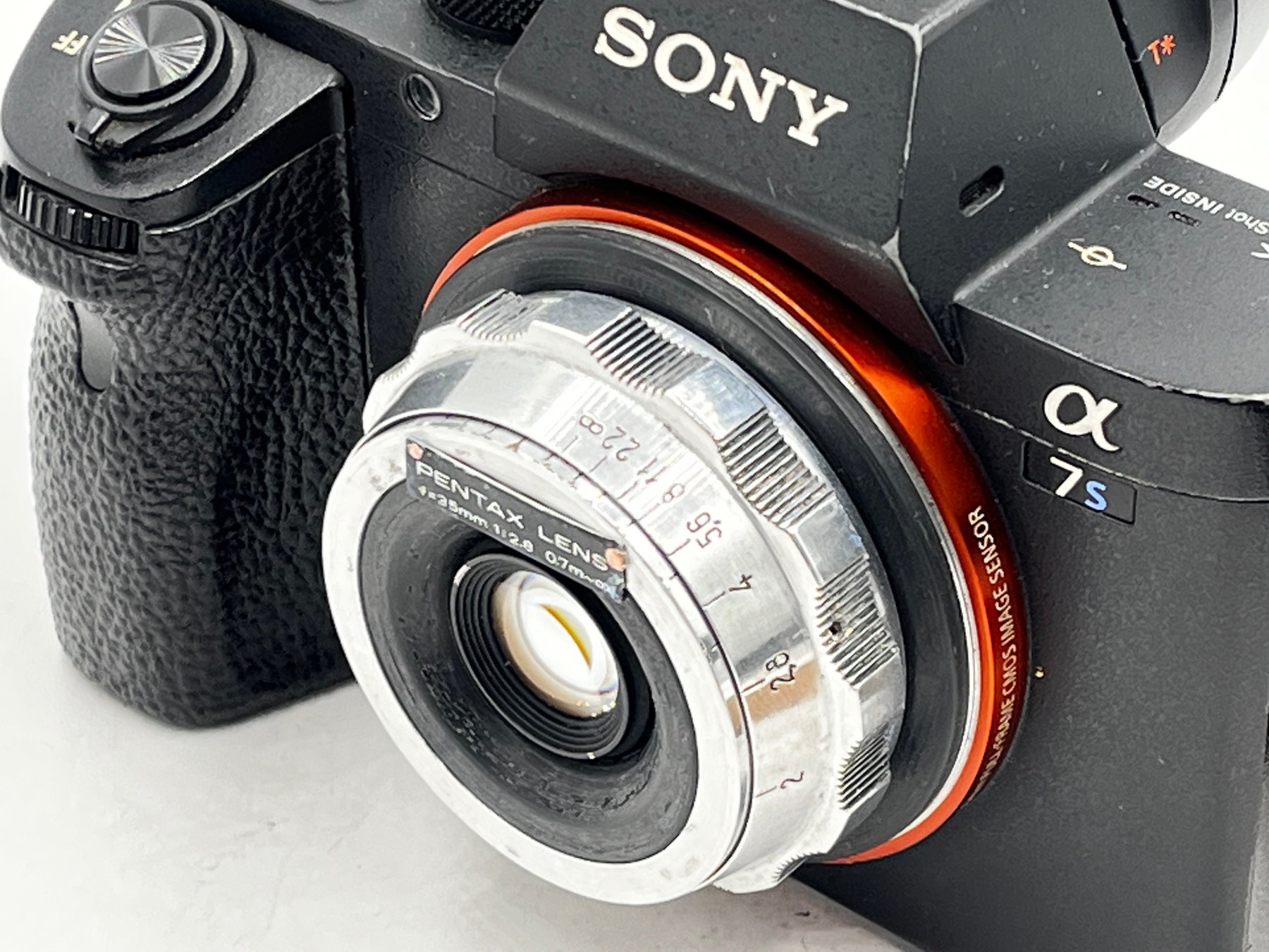 Pentax pc35af lens Adapted to Sony E mount Catawiki