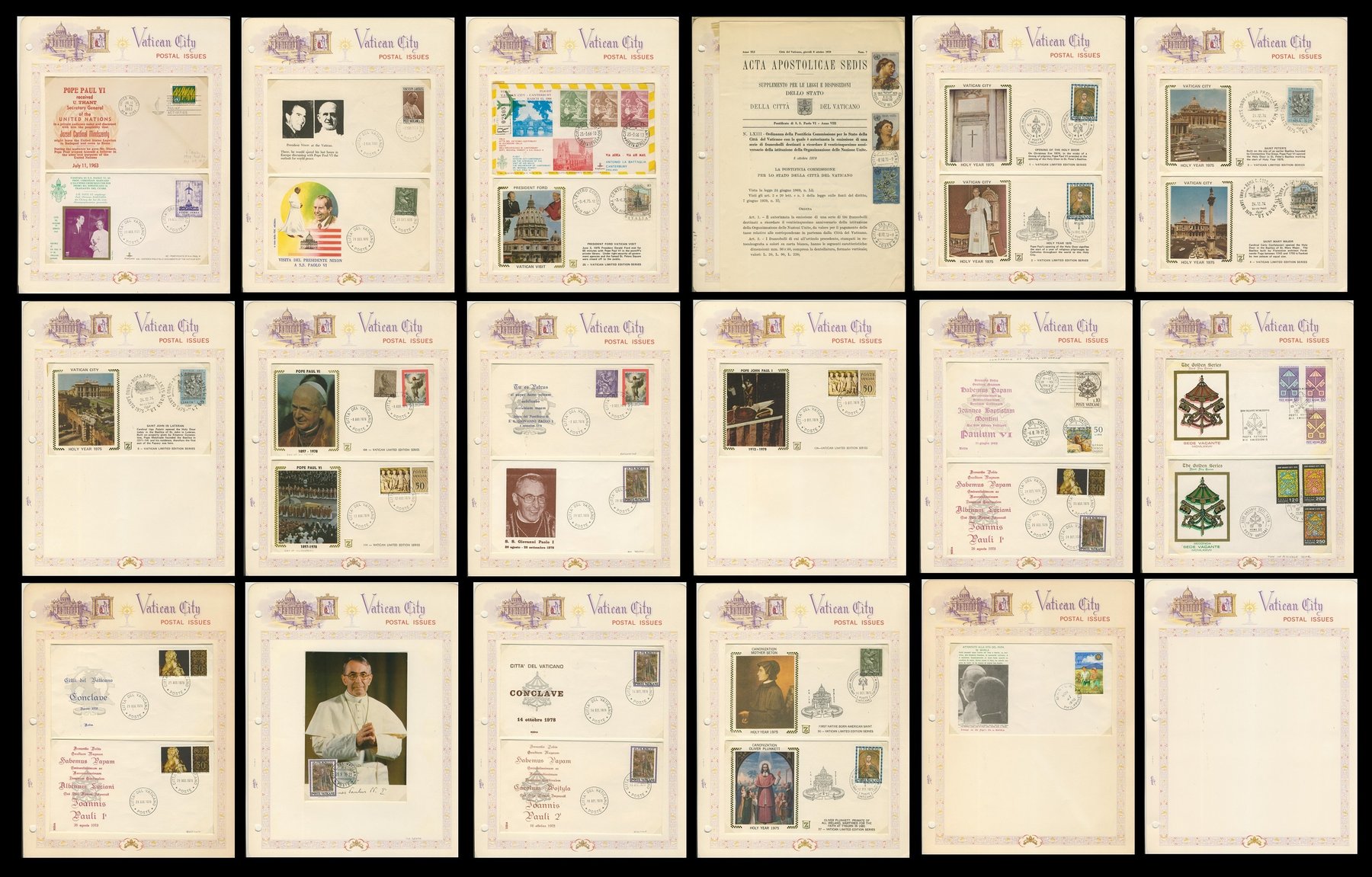 Vatican City 1963/1978 Vatican City Vatican Travel ( rhp Catawiki