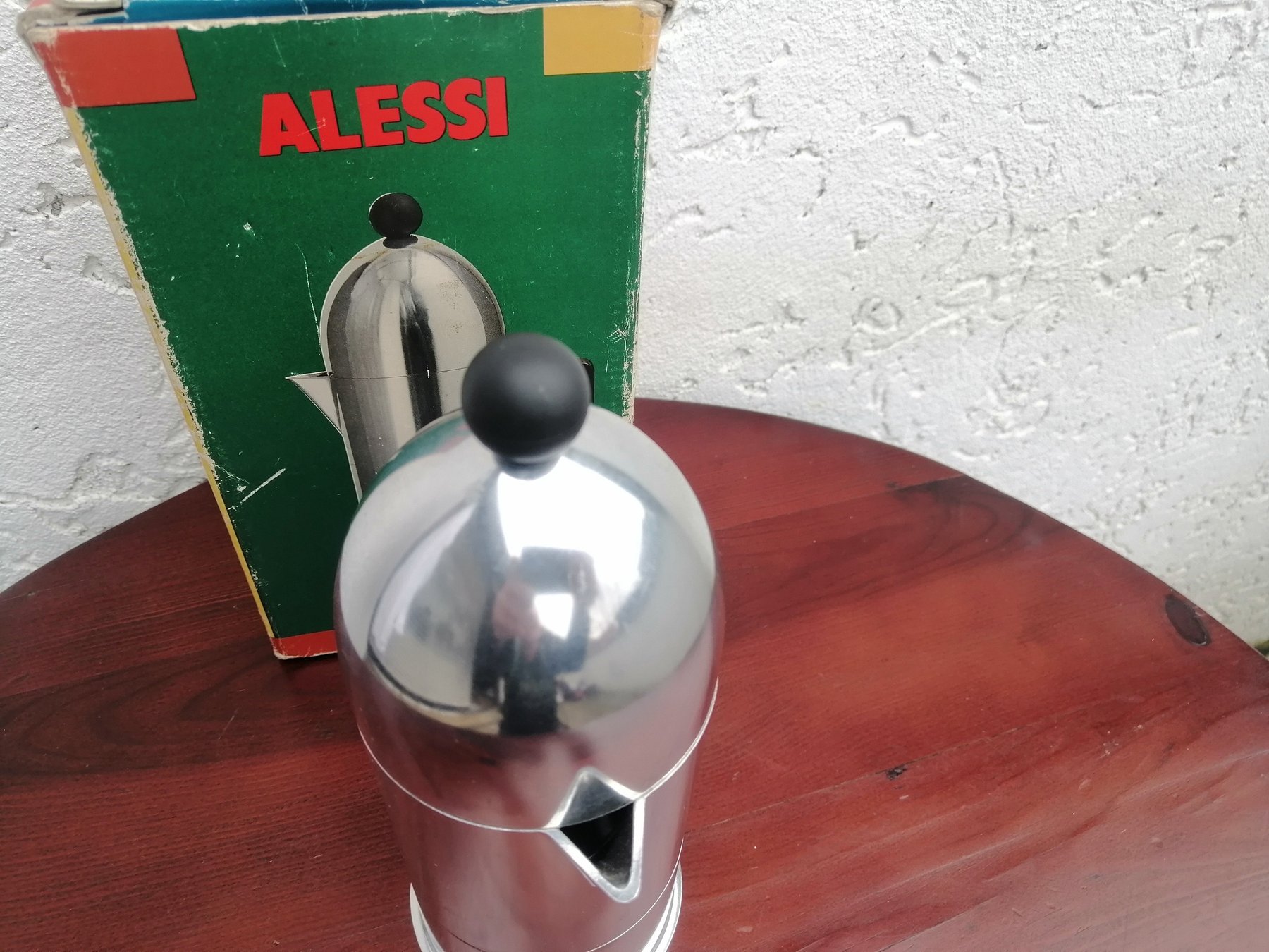 Alessi AA33 / 6 - Design Espresso Coffee Aker, Aluinu Body, Handle