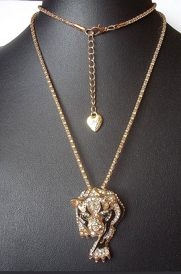Betsey johnson outlet tiger necklace