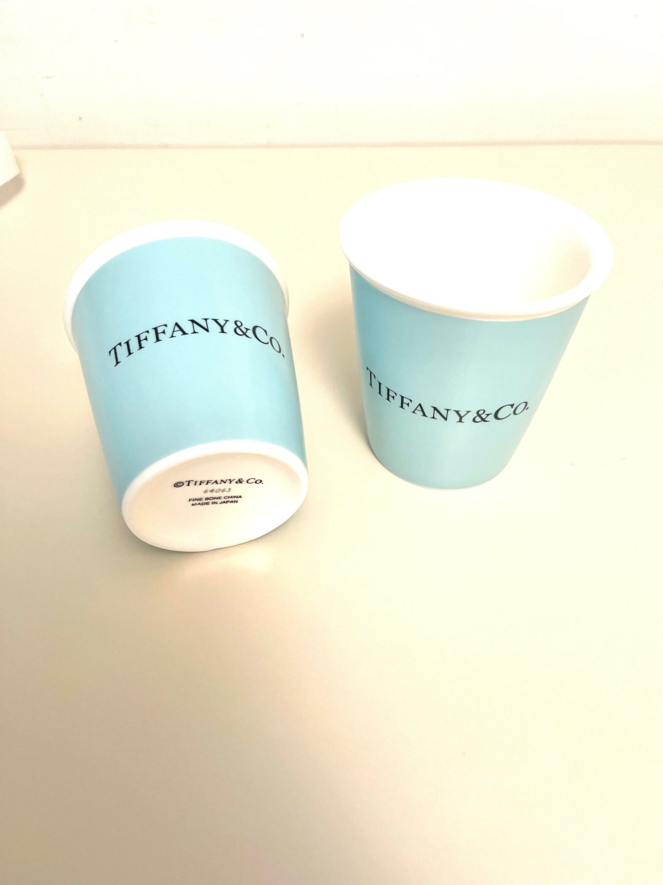 Tiffany bone china paper cup store