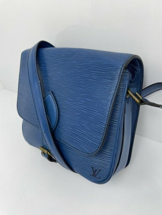 Louis vuitton sales tas blauwe band