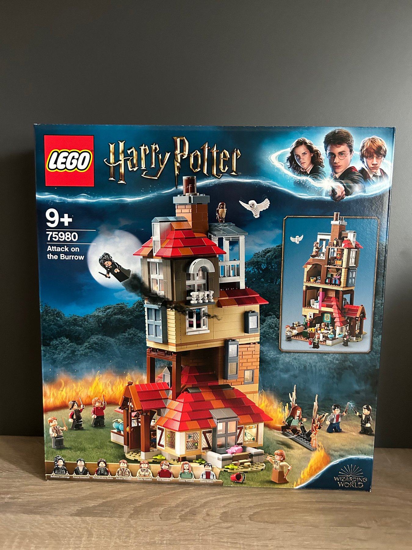 Harry potter lego burrow attack outlet