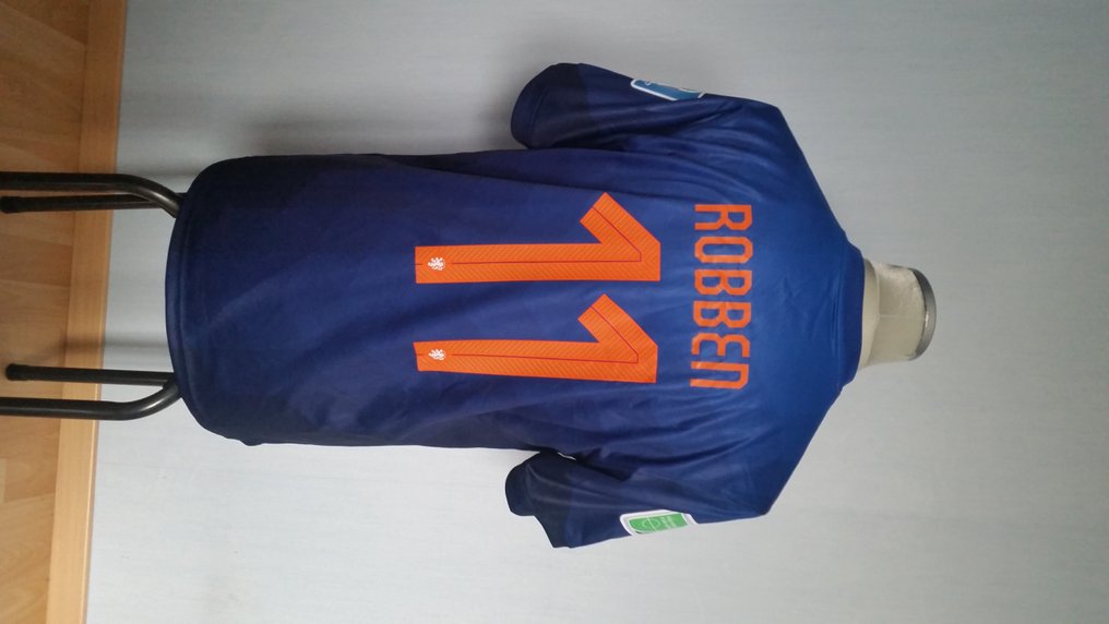 overhandigen Tien jaar halsband Arjen Robben Nederlands Elftal shirt WK 3e plek Finale 2014 - Catawiki