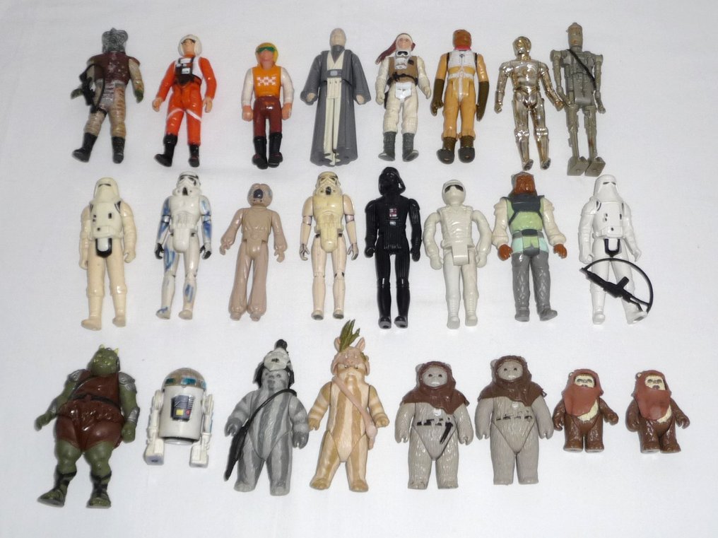 geroosterd brood dwaas hoed Star Wars figures - vintage 80-er jaren - 24 figuren met - Catawiki