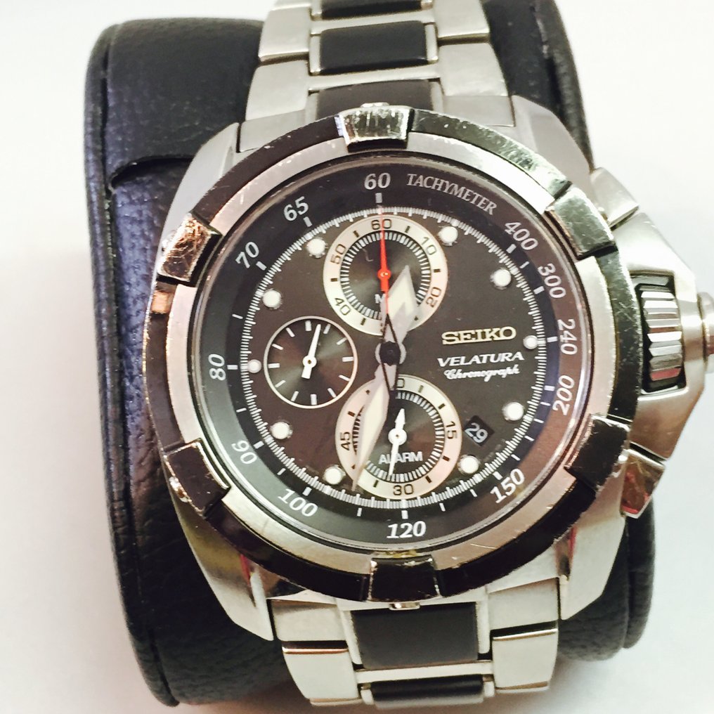 Seiko velatura chronograph - men's wristwatch - Catawiki