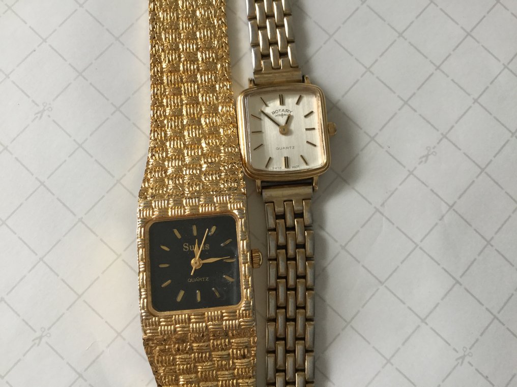 SUTUS Ladies Wristwatch , Relatively New ! + A ROTARY Gold - Catawiki