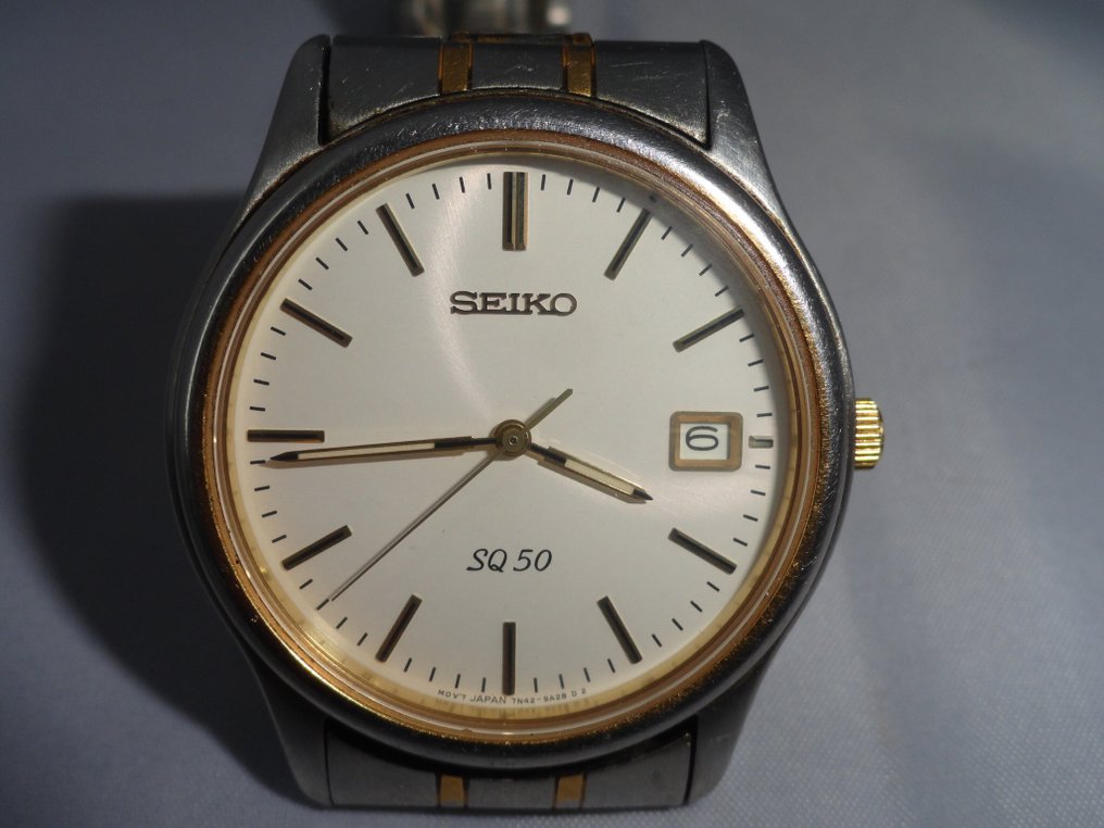 Såkaldte Pengeudlån forsvinde Seiko SQ 50 – Quartz – Men's Wristwatch - Catawiki