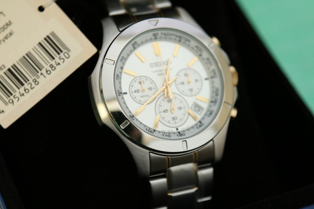 Seiko Chronograph 100 m – 6T63-00G0 – Men's wristwatch – - Catawiki