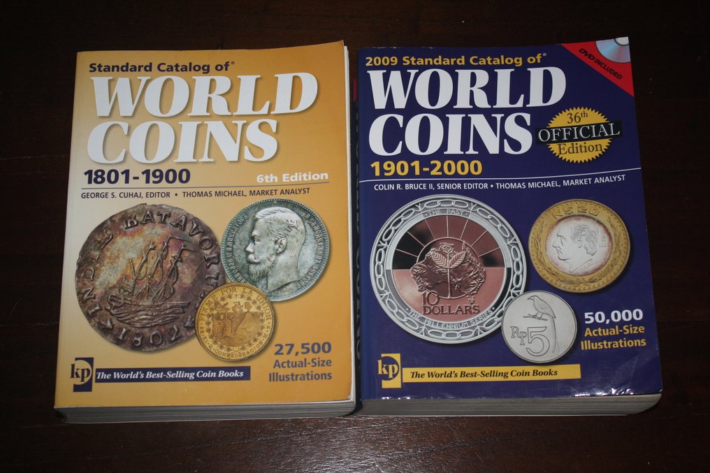 2x Standard Krause World Coins catalog 