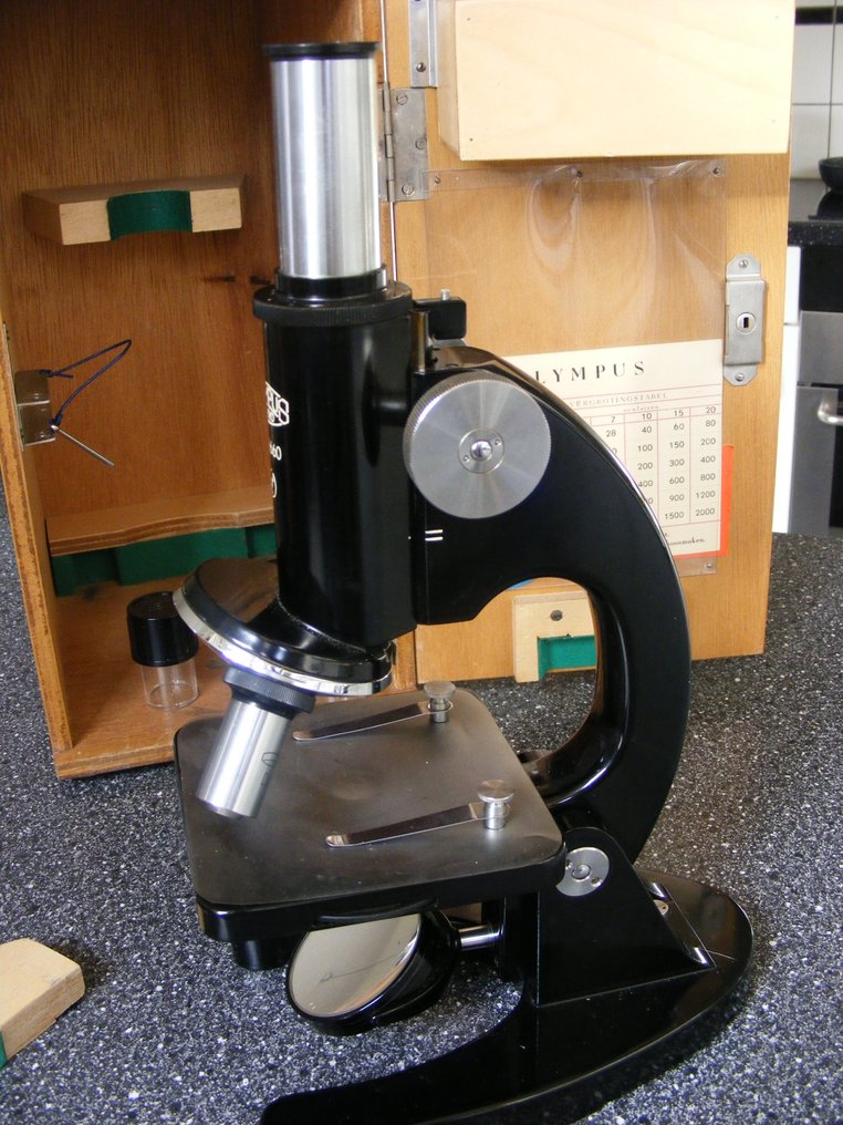 顕微鏡OLYMPUS B7133 NO.4743 動作確認済みレンズありカビなし-