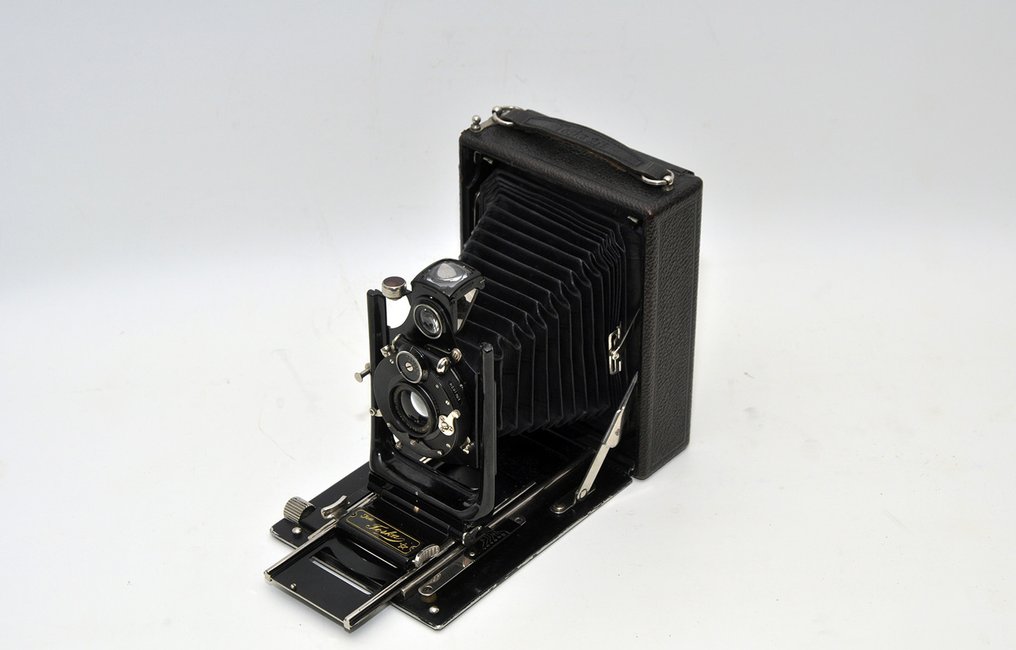 ICA Toska 215 placas/cámara para andamio con ICA estera Anastigmat Hekla 6,8 f = 13,5 cm 
