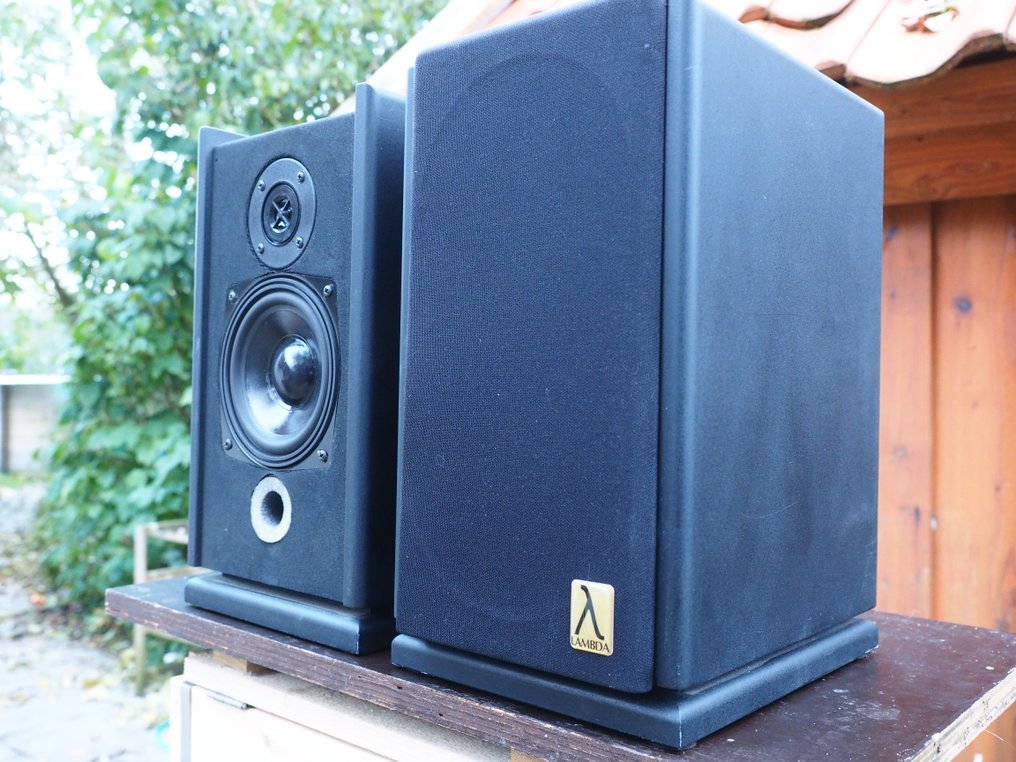 onderhoud Verslijten Narabar Audiopulse Lambda Agaat, High-End luidspreker set made in - Catawiki