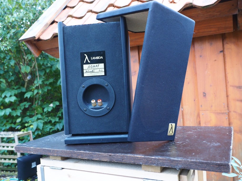 onderhoud Verslijten Narabar Audiopulse Lambda Agaat, High-End luidspreker set made in - Catawiki