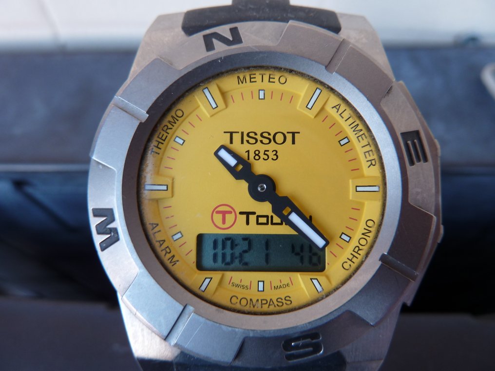 Tissot t touch trekking yellow clearance