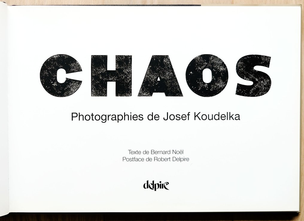 Josef Koudelka ヨゼフ・コウデルカ ハードカバー写真集 CHAOS