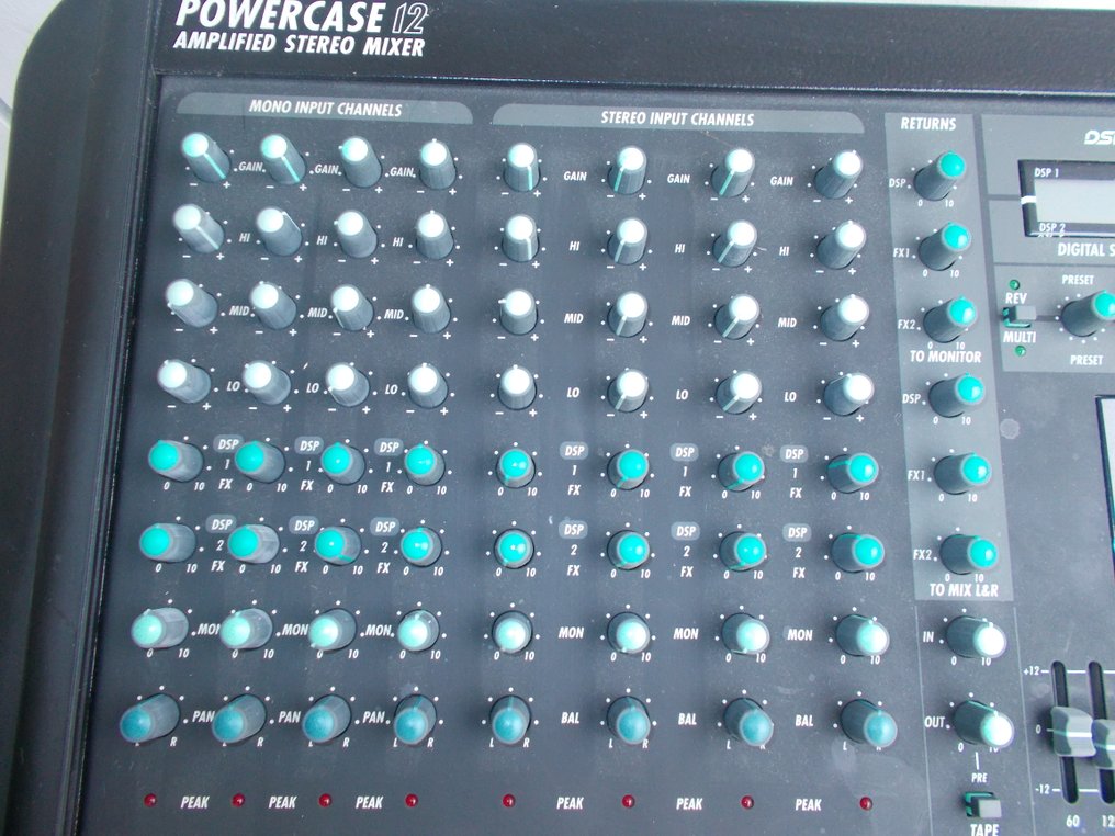 powercase 12 amplified stereo mixer