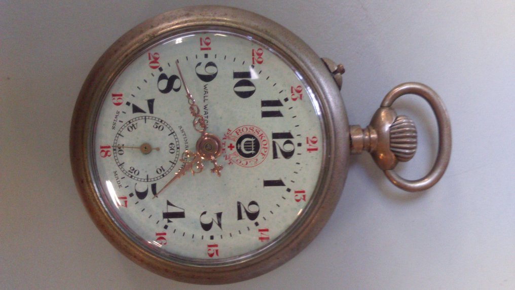 Misionero llamar híbrido Reloj de bolsillo de patente ROSSOPF & CO – Principios del - Catawiki