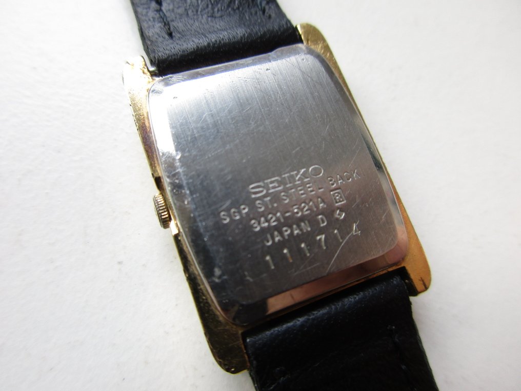 Seiko ref. 3421 - rectangular women's wrist watch - 1990s - Catawiki
