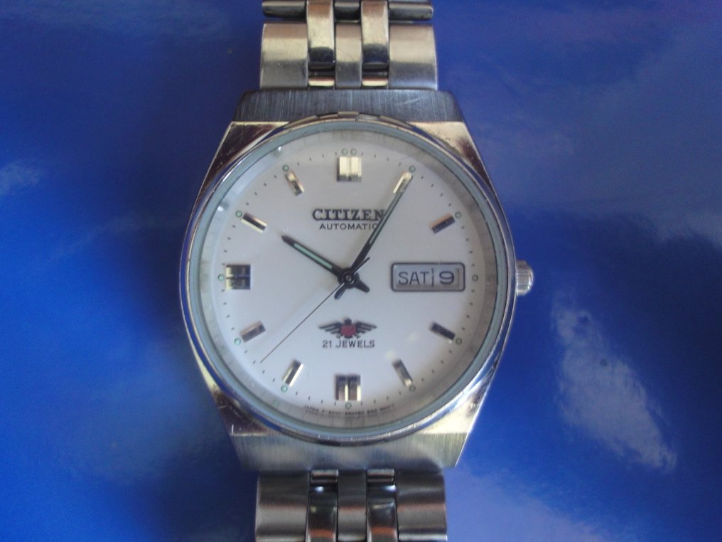 Citizen automatic men's wrist watch - 21 jewels - 1980s - Catawiki