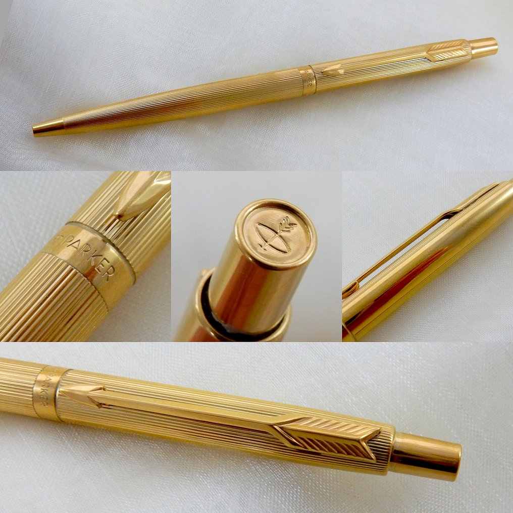 Gevaar Dapper ongezond Parker 'Classic' Gold Plated Fileté Ballpoint Pen * New Old - Catawiki