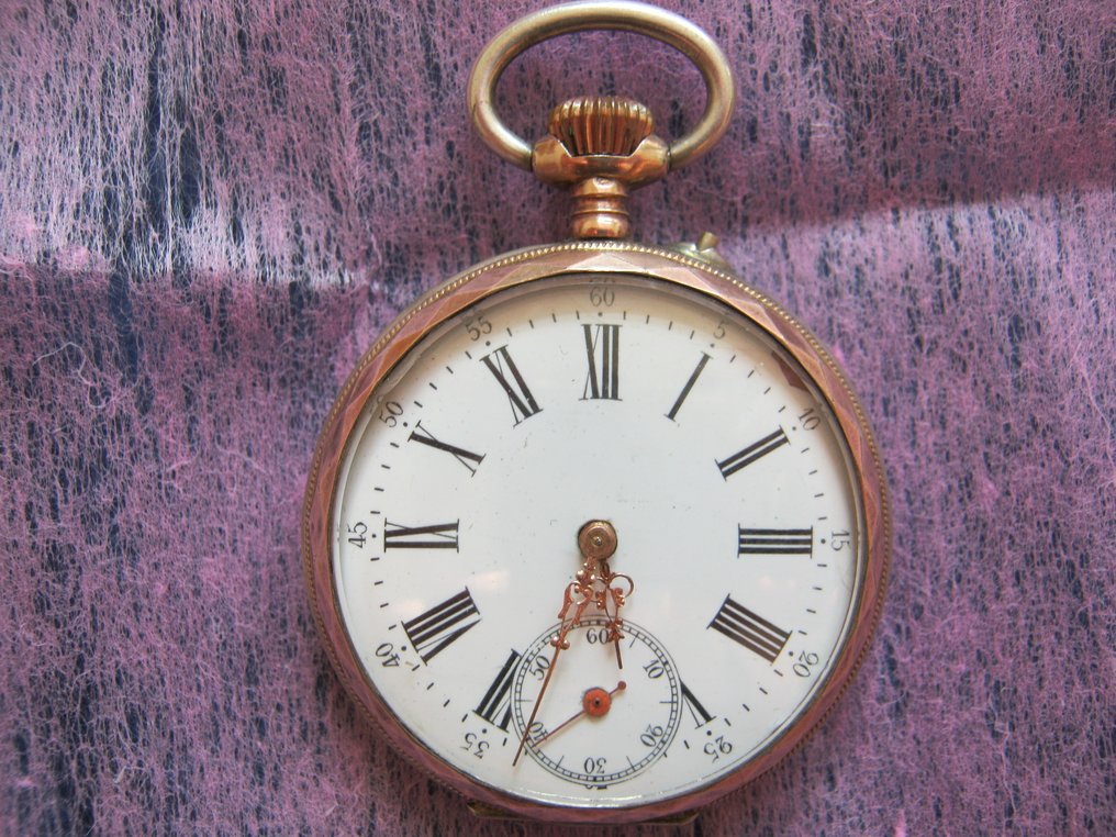 Pocket watch by remontoir Cylindre - 6 Rubis - - Catawiki