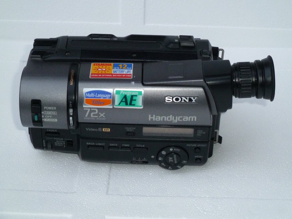 camcorder sony 1998