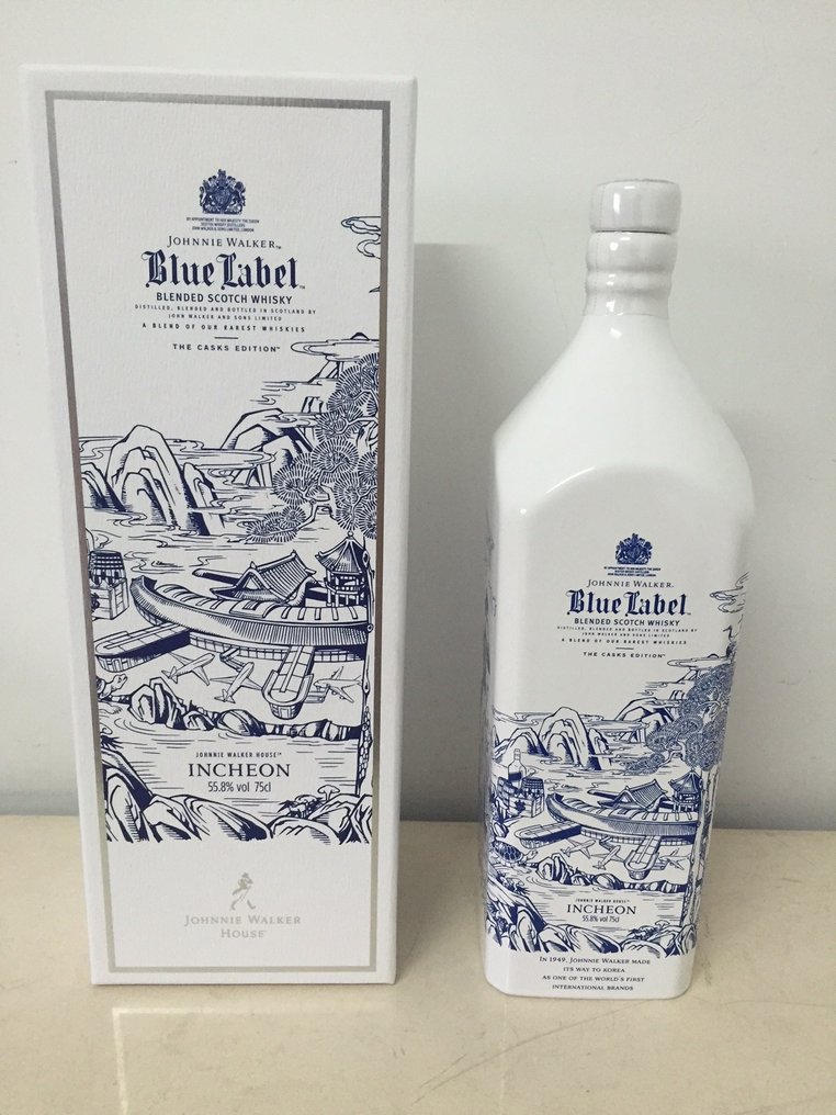 Johnnie Walker House Blue Label Korean Incheon Casks - Catawiki