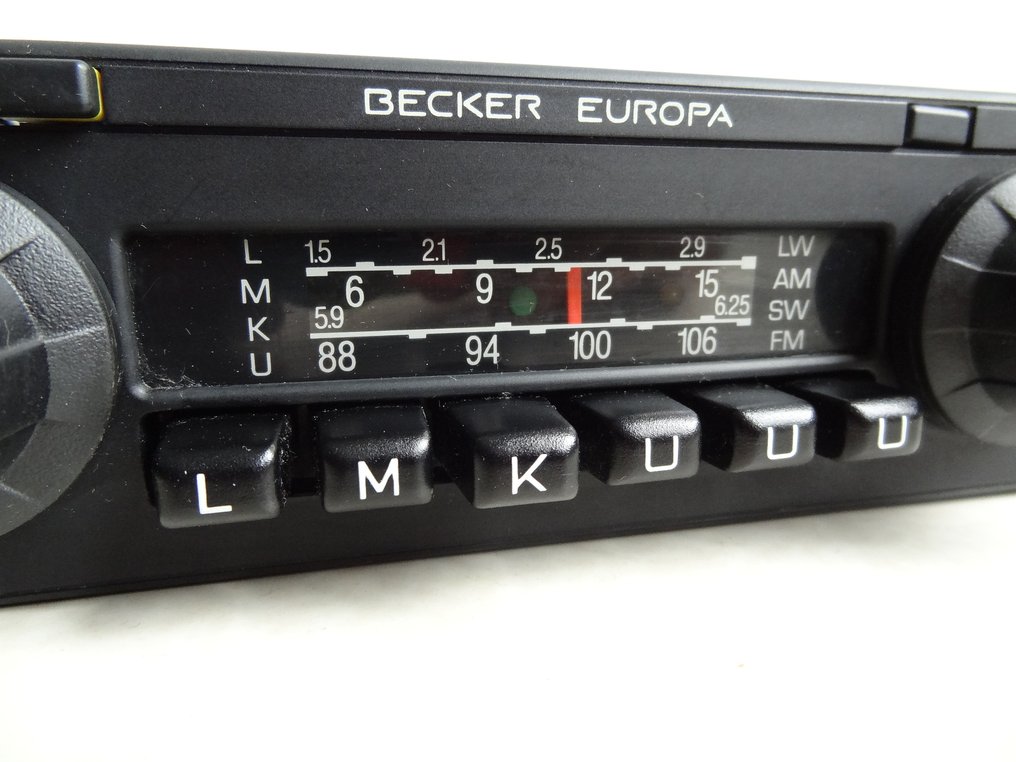 program easy to handle lightly Becker Europa - Autoradio Stereo Oldtimer Mercedes W123 - Catawiki