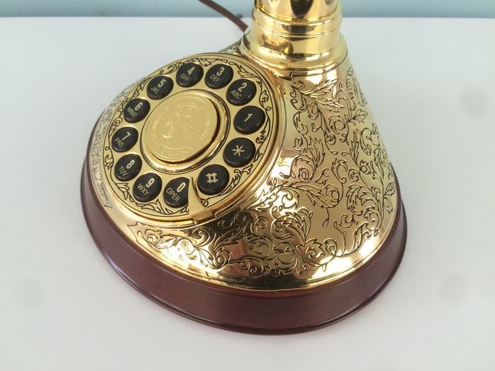 Franklin Mint Alexander Graham Bell Telephone Kerzenhalter neu in Box 150th Anniv 