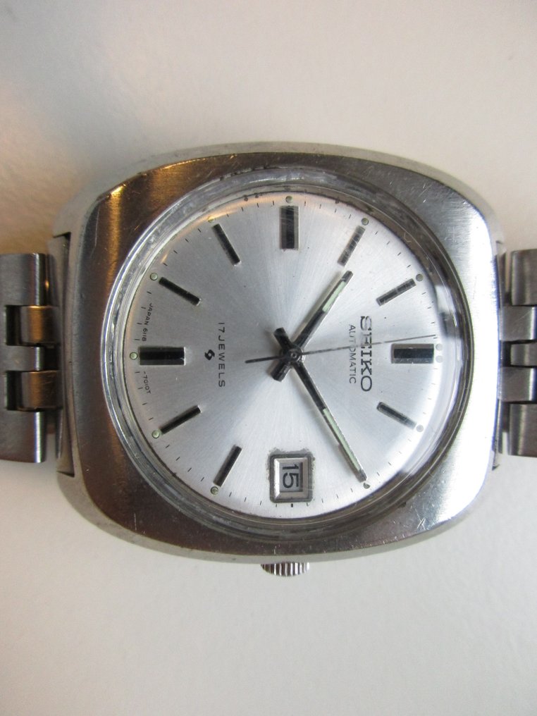 Seiko 6118 automatic - steel men's wristwatch - 60s. - Catawiki