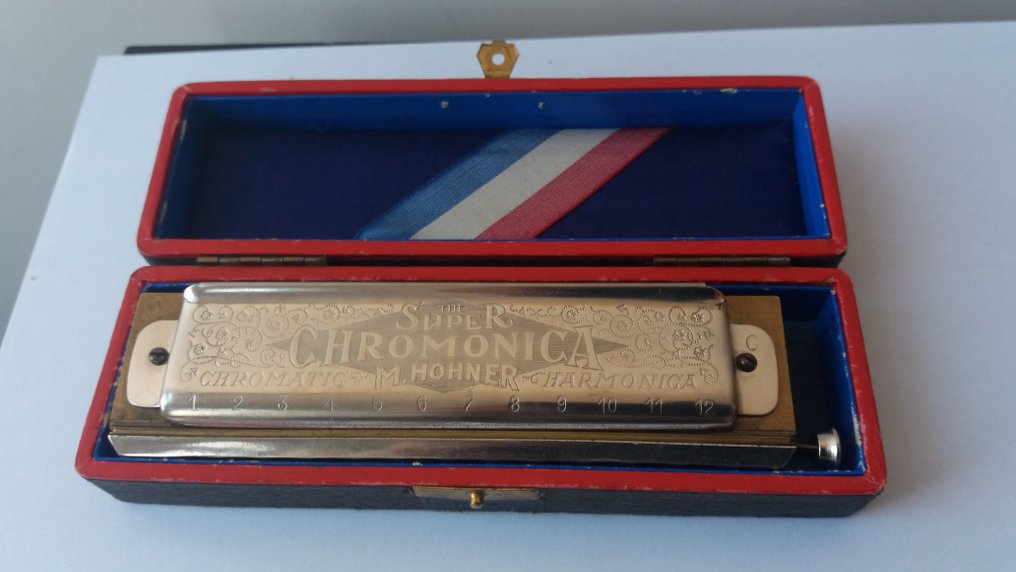 Ancien Harmonica Hohner Chromatic N° 260 1/2 