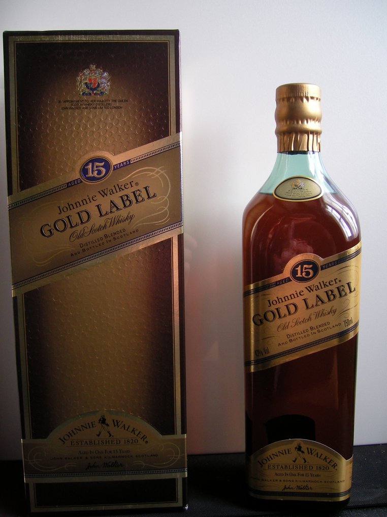 Johnnie Walker Gold Label 15 years Old - Rare Old Japanese - Catawiki