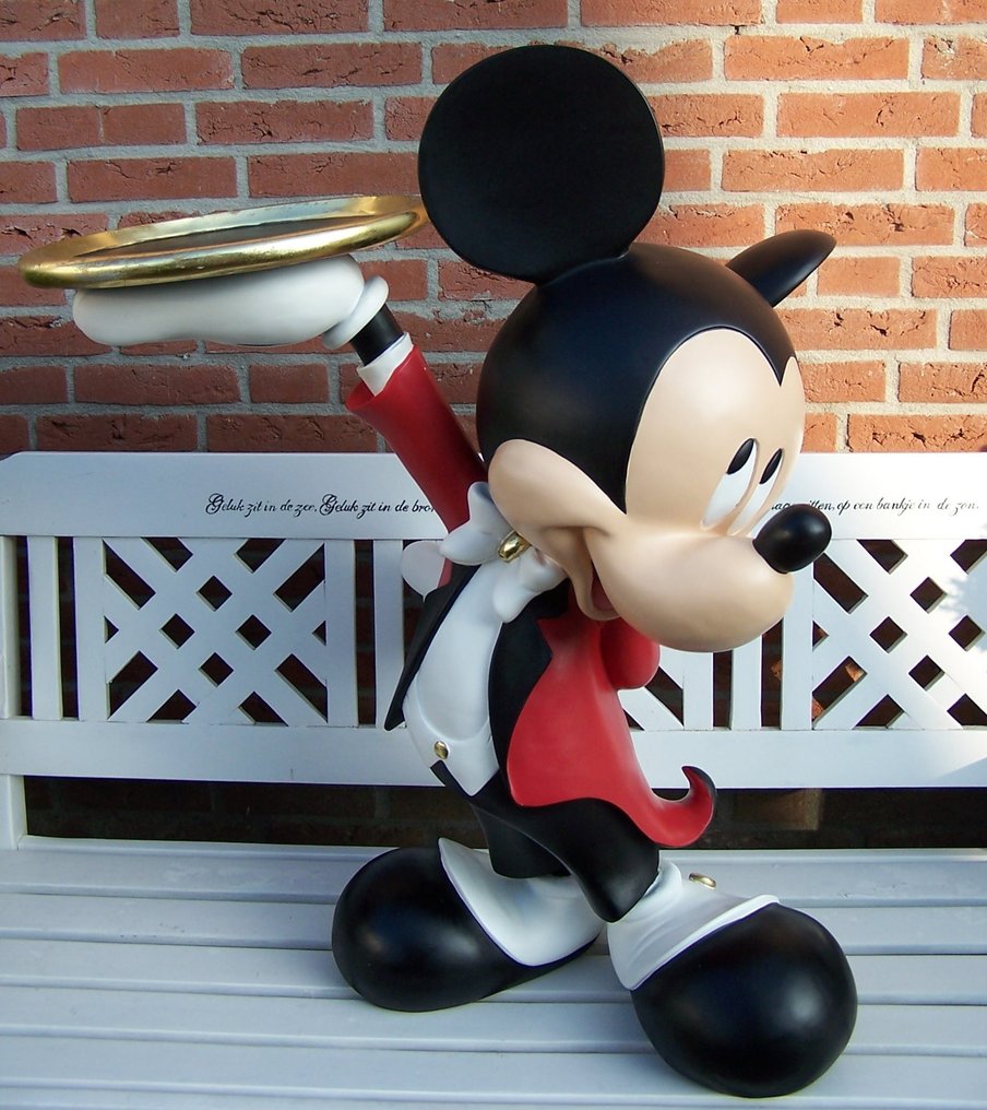 eb veiligheid schade Disney, Walt - Levensgroot beeld - Mickey Mouse Butler ( - Catawiki