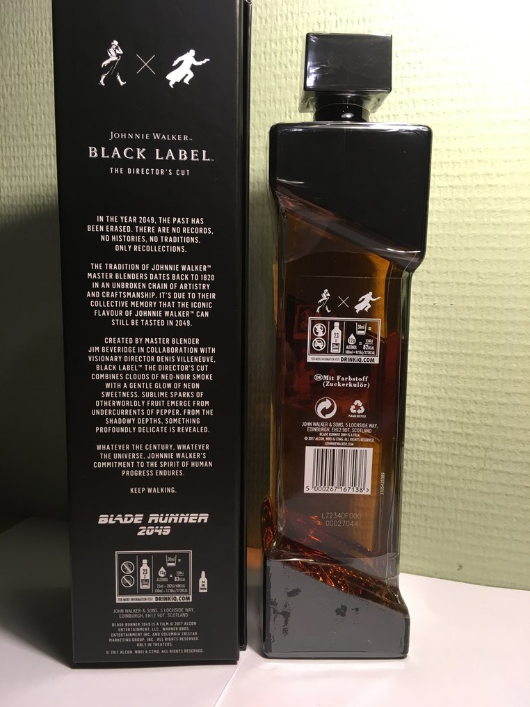 Johnnie Walker Black Label The Directors Cut Blade Runner ...