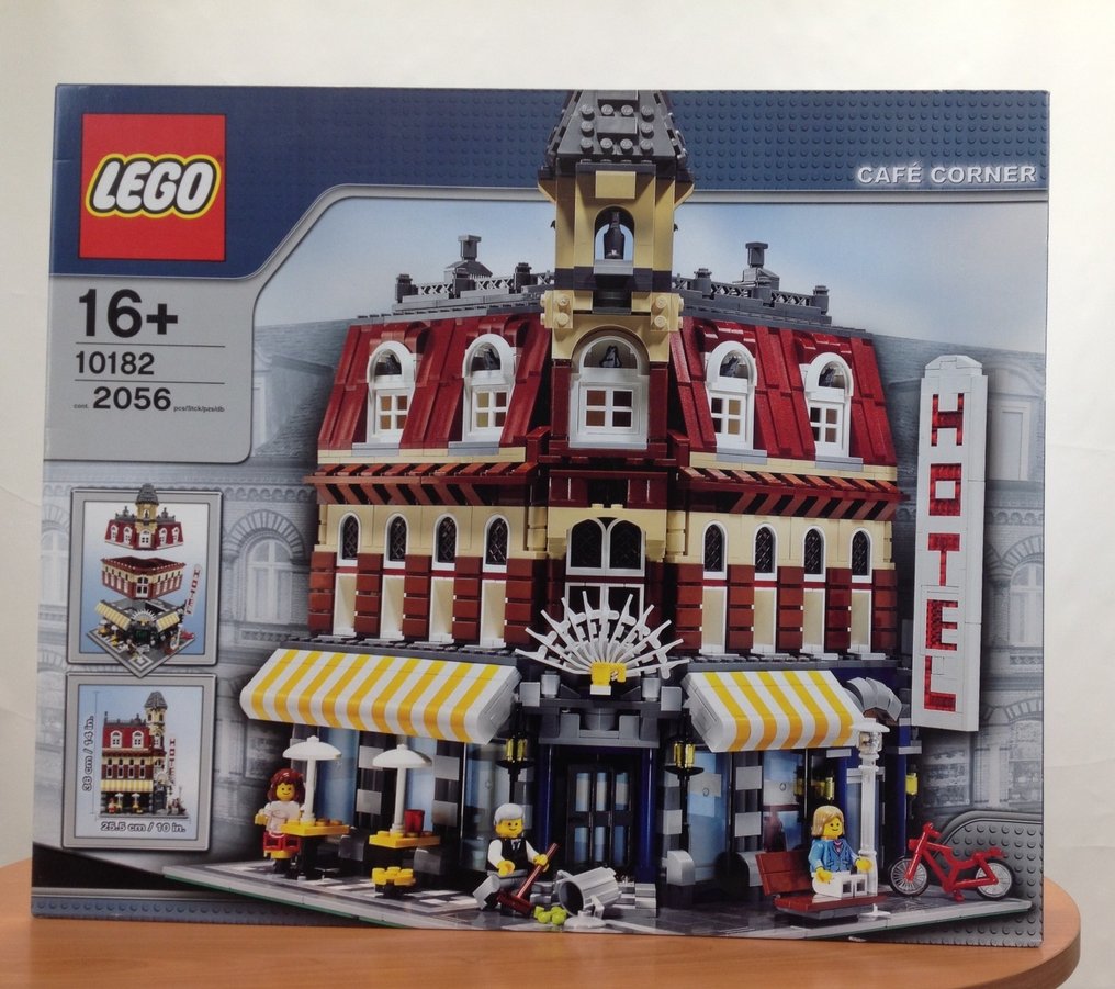 pizza Lav en seng melodisk Lego 10182 Modular Buildings Cafe Corner - Catawiki