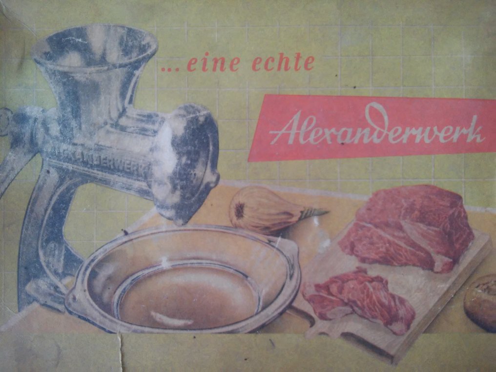 alexanderwerk meat grinder 10