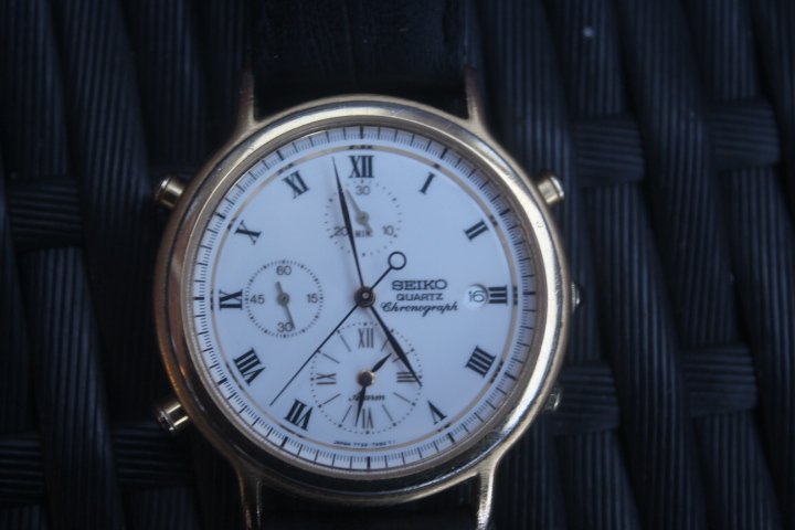 Vintage Seiko alarm 7T32-7A50 chronograph quartz – mens' - Catawiki