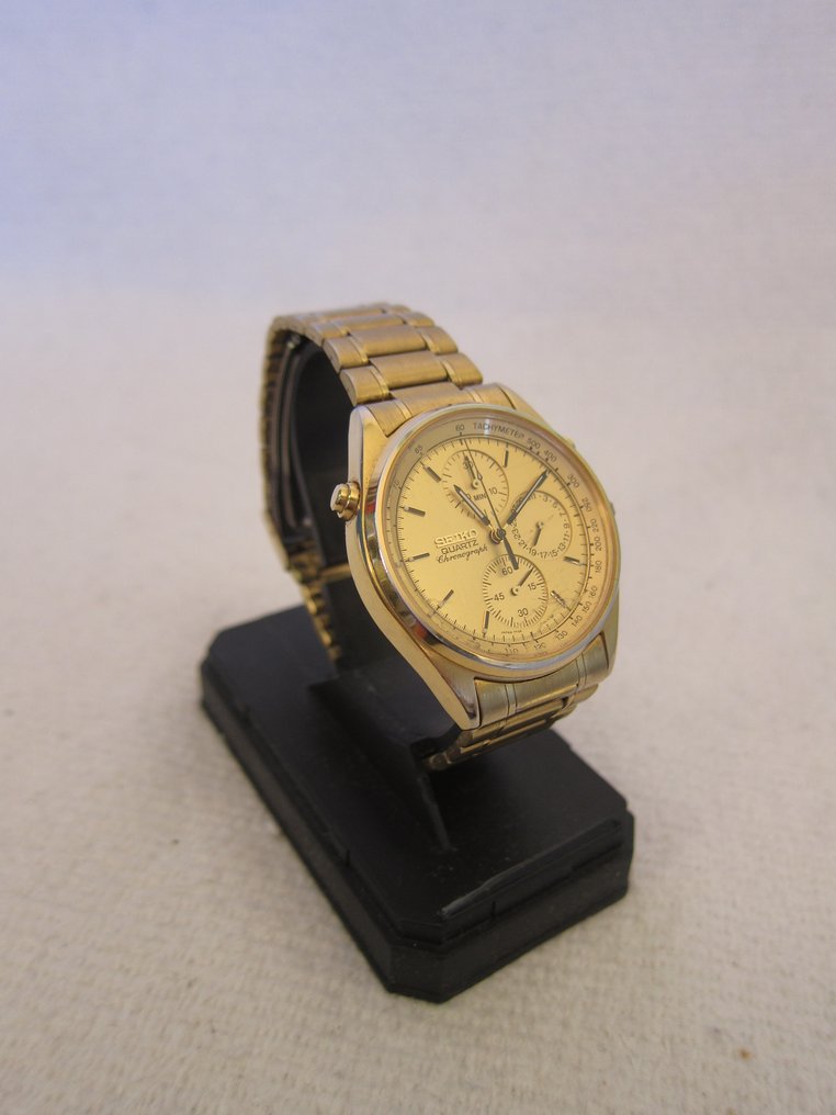 Seiko Chronograph 7T24 – 7AOO – men's wristwatch - - Catawiki