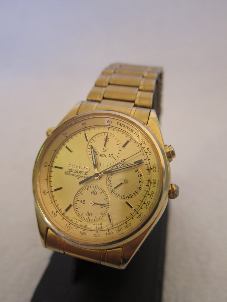 Seiko Chronograph 7T24 – 7AOO – men's wristwatch - - Catawiki