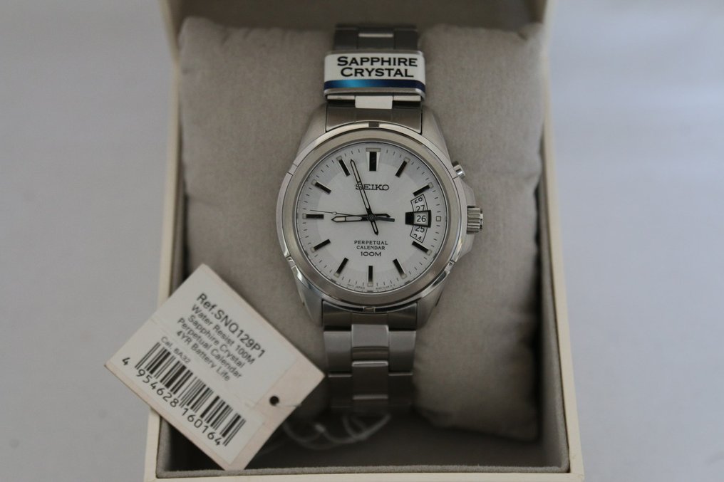 Seiko Perpetual Calendar 100M – SNQ129P1 – Men's wristwatch - Catawiki