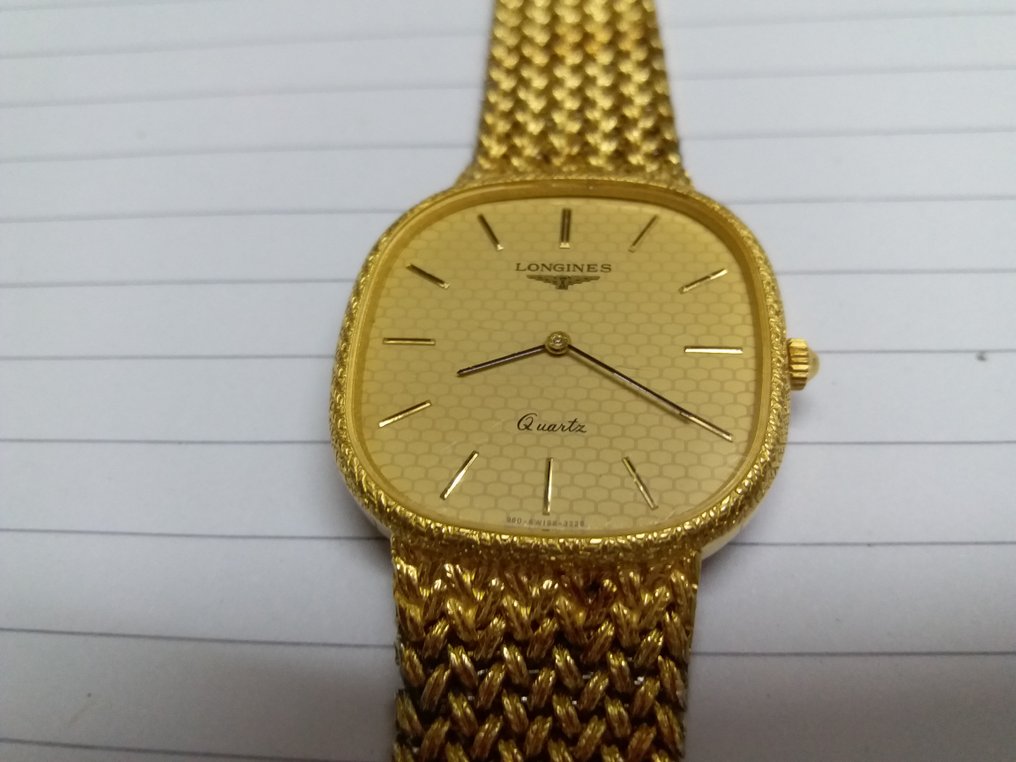 Longines 18k gold plated watch - Catawiki