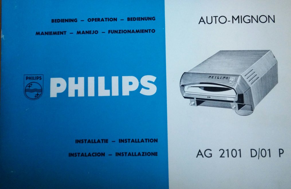 Philips Auto Mignon AG 2101 D/01 P - 60s - Catawiki